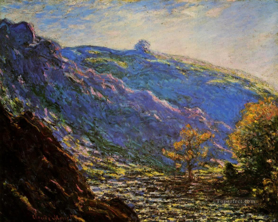 Sunlight on the Petit Cruese Claude Monet Mountain Oil Paintings